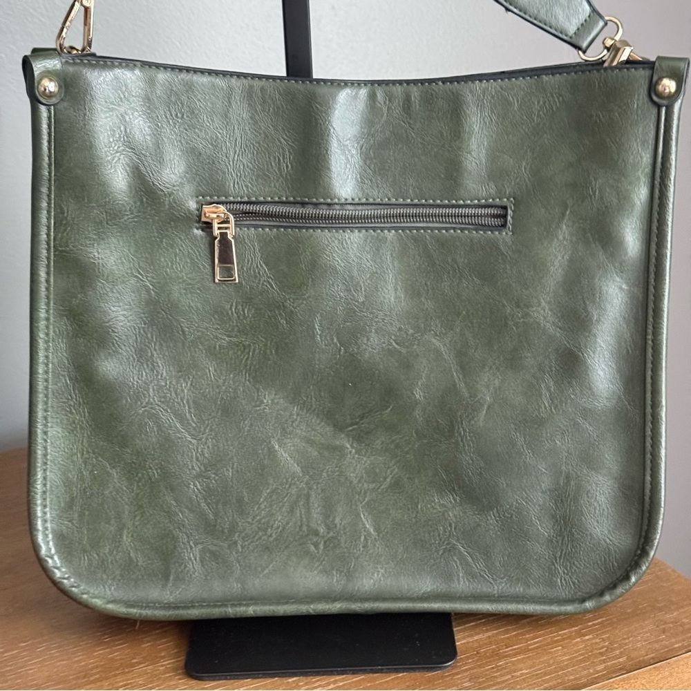 Green Crossbody Shoulder Bag - Picture 3 of 11